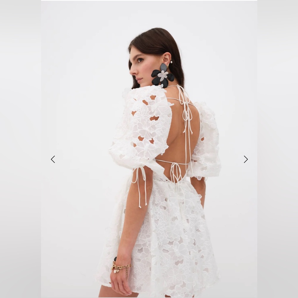 For Love & Lemons Leighton Mini Dress size XS - Picture 4 of 8